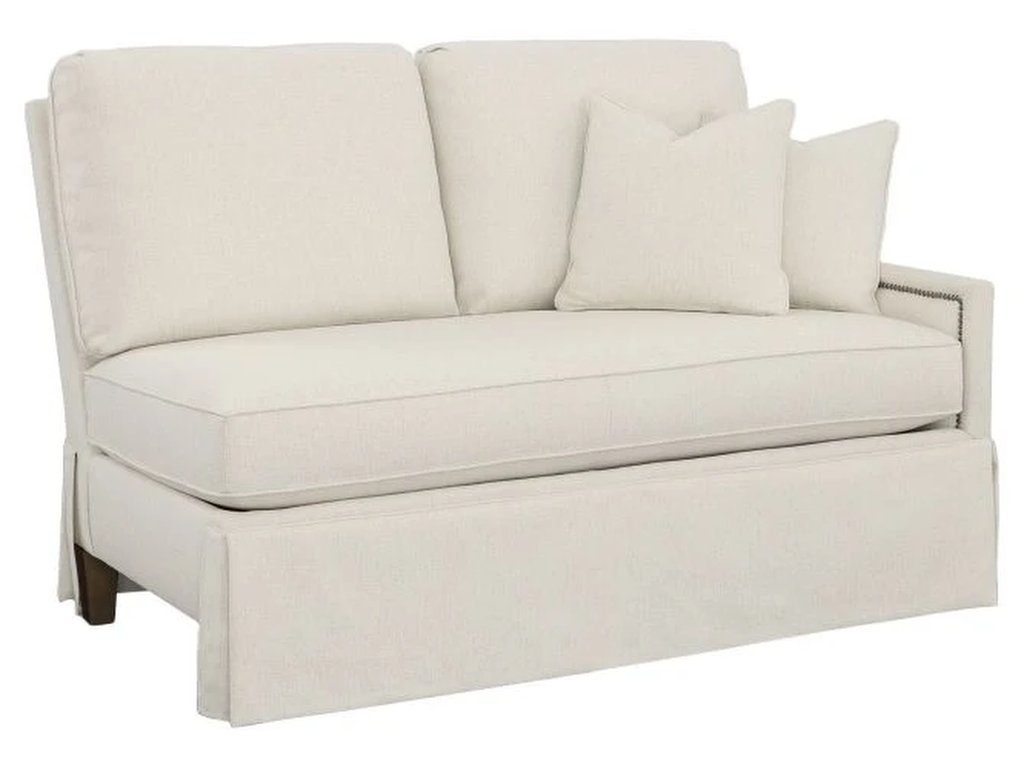 Skirted Right Arm Loveseat  - main image