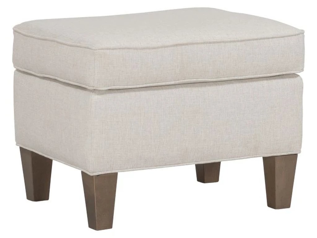 Ottoman With Tapered Leg  - main image