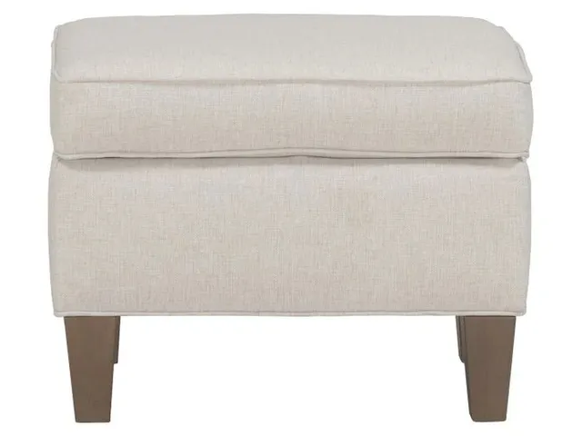Ottoman With Tapered Leg  - Alternative View