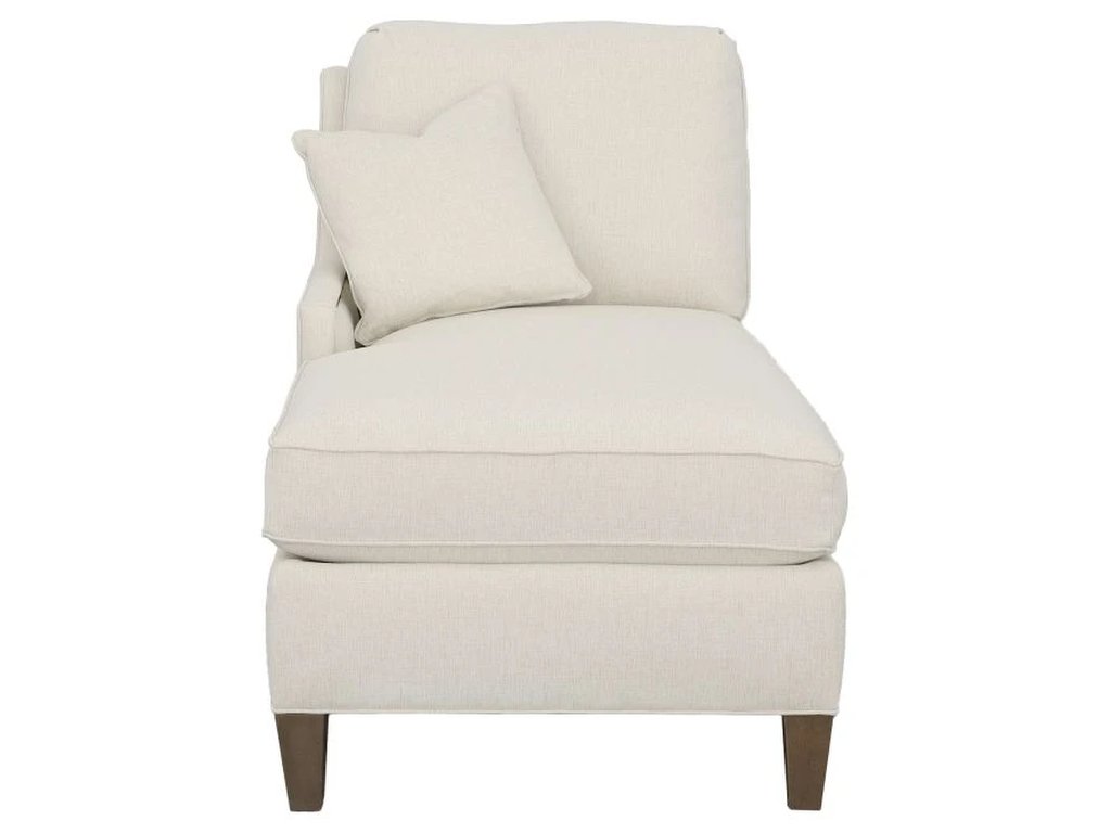 Left Arm Chaise With Tapered Leg  - image 3