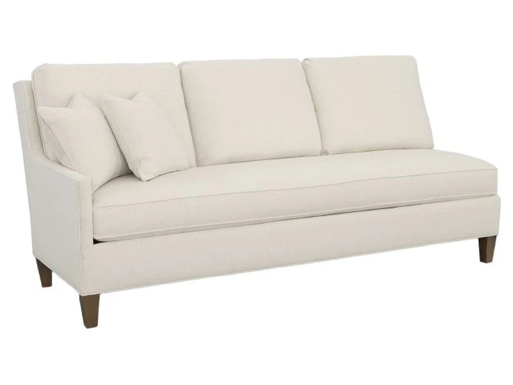 Left Arm Sofa With Tapered Leg  - main image