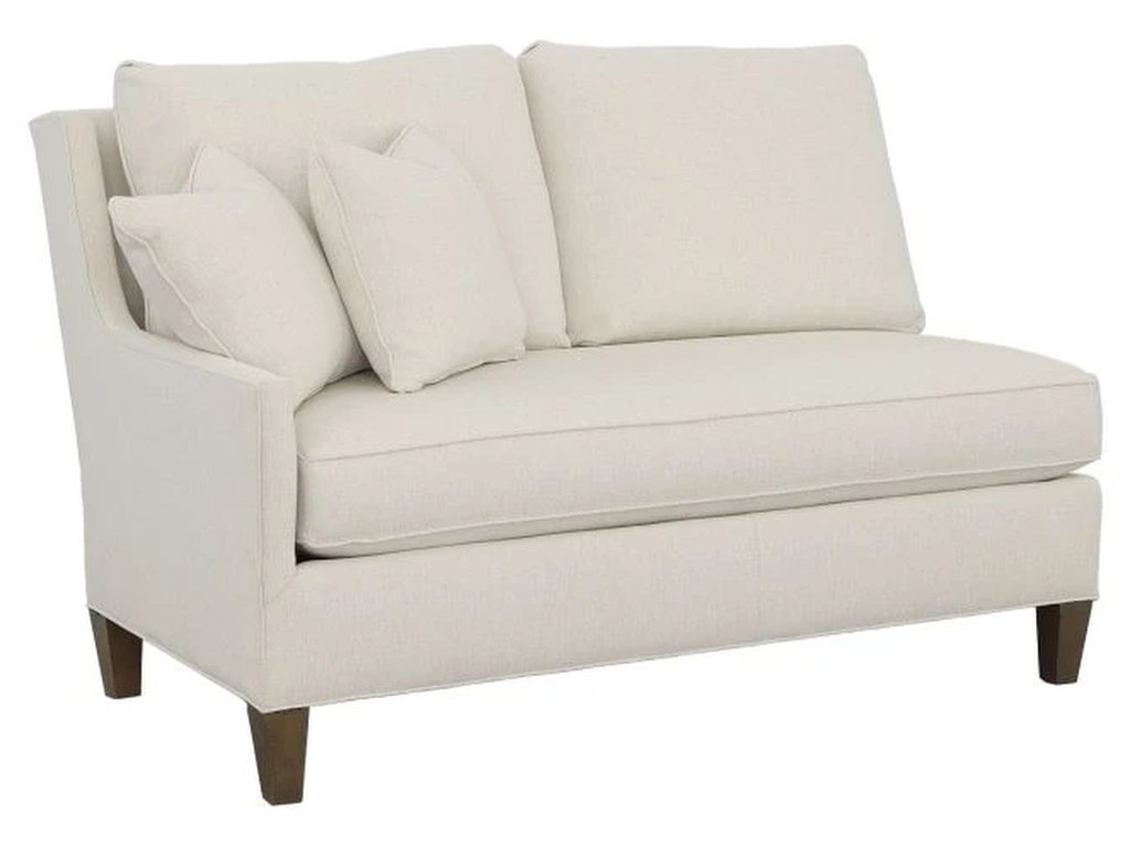 Left Arm Loveseat With Tapered Leg  - main image