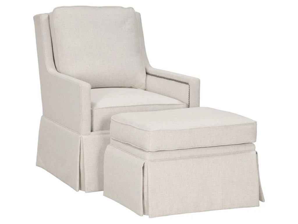 Skirted Swivel Chair  - image 4