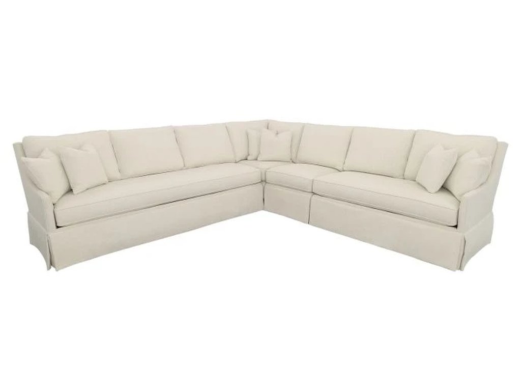 Skirted Armless Sectional Chair  - image 4