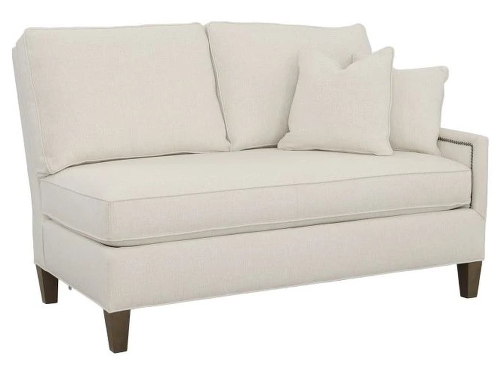 Right Arm Loveseat With Tapered Leg  - main image