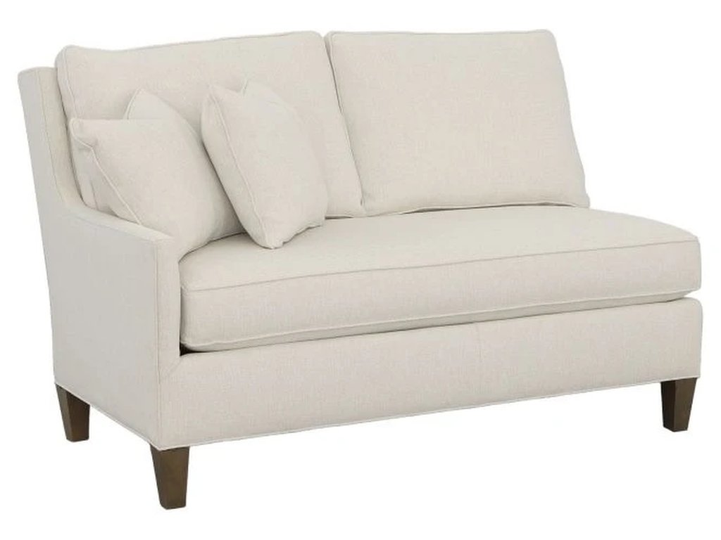 Left Arm Loveseat With Tapered Leg  - main image