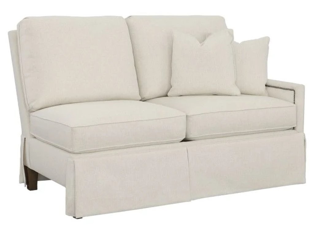 Skirted Right Arm Loveseat  - main image