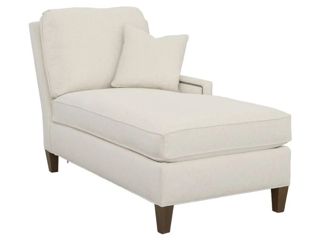 Right Arm Chaise With Tapered Leg  - main image