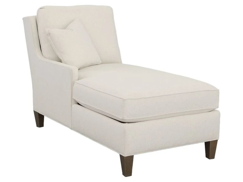 Left Arm Chaise With Tapered Leg  - main image