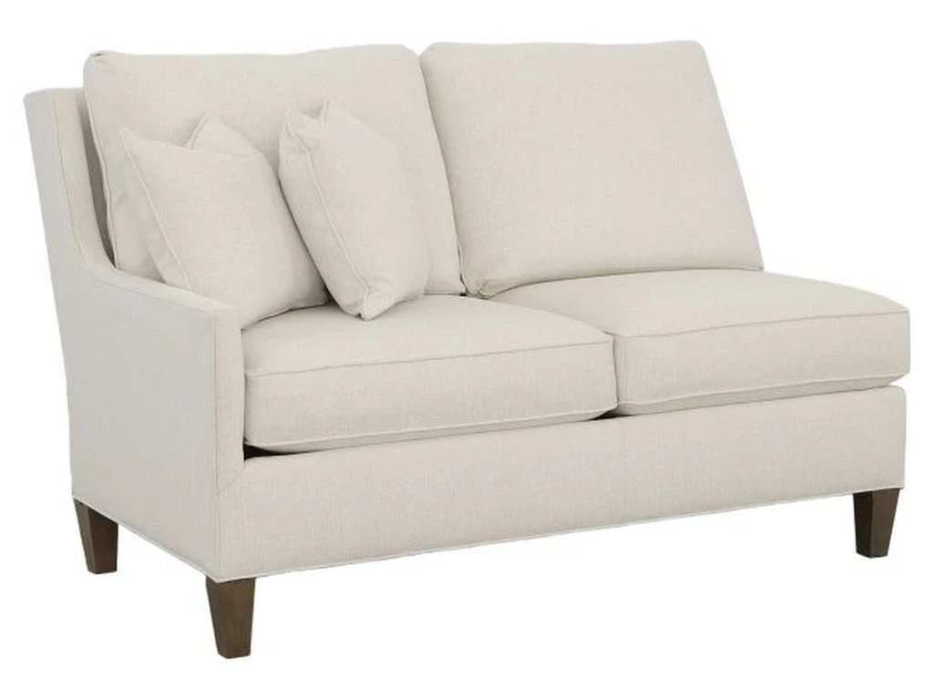 Left Arm Loveseat With Tapered Leg  - main image