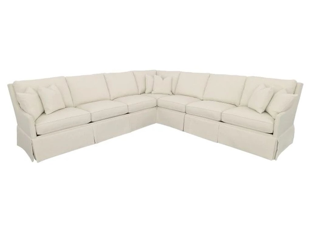 Skirted Armless Sectional Chair  - image 4