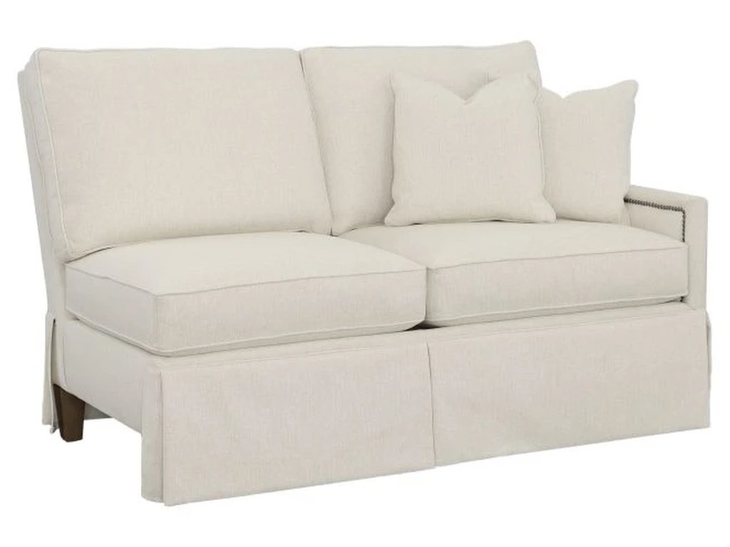 Skirted Right Arm Loveseat  - main image