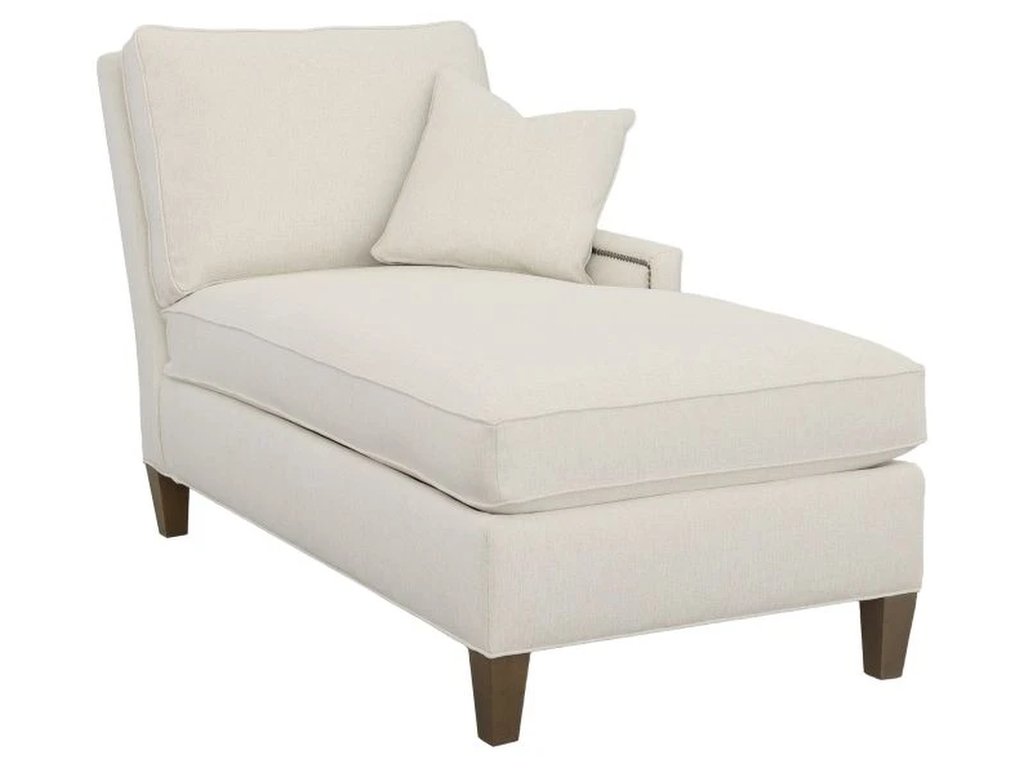 Right Arm Chaise With Tapered Leg  - main image