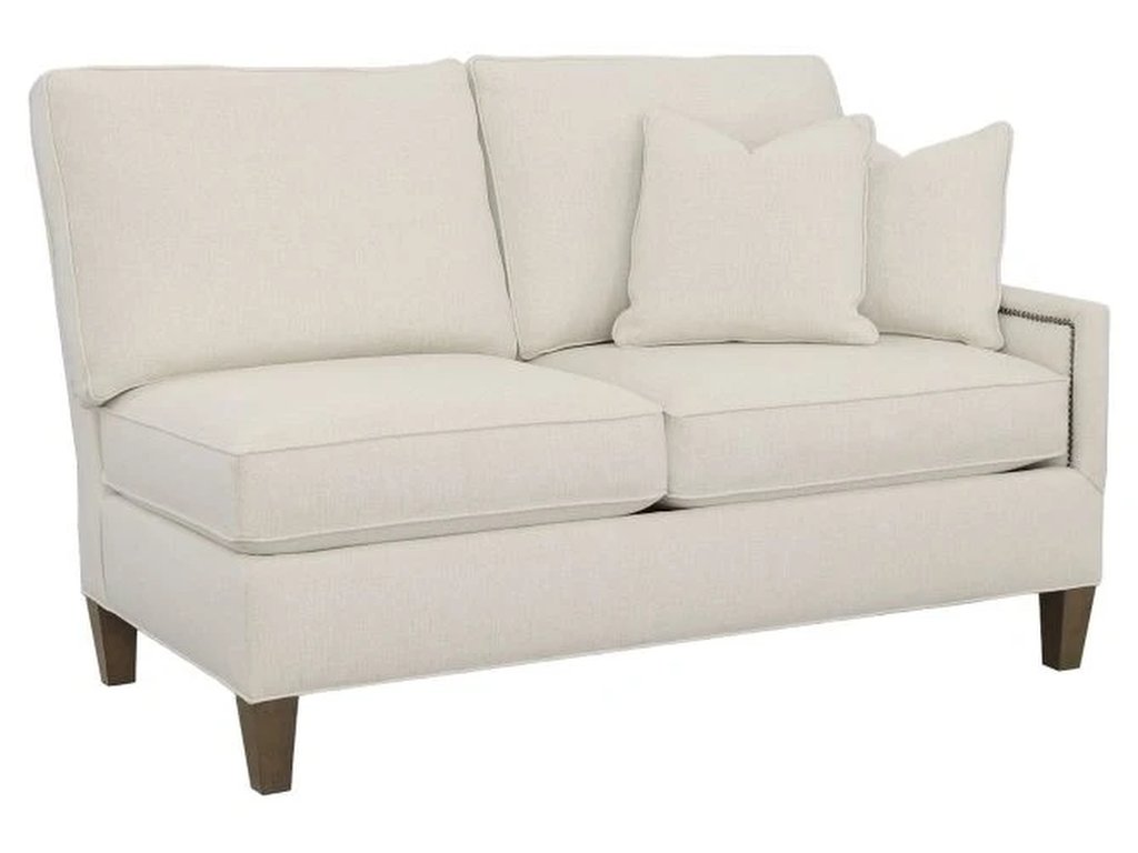 Right Arm Loveseat With Tapered Leg  - main image