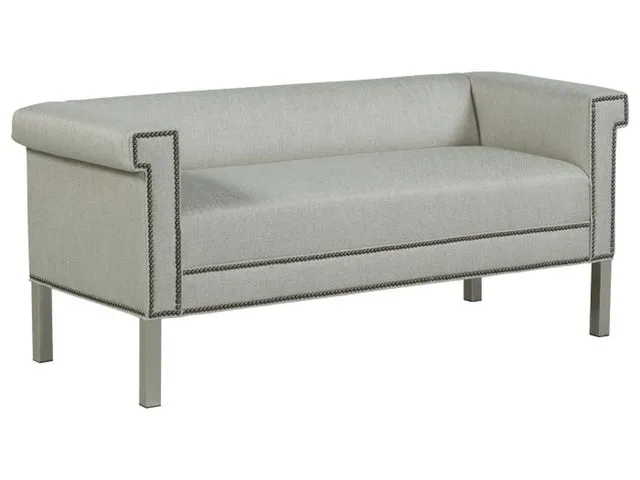 Greek Key Arm With Tight Seat Bench 