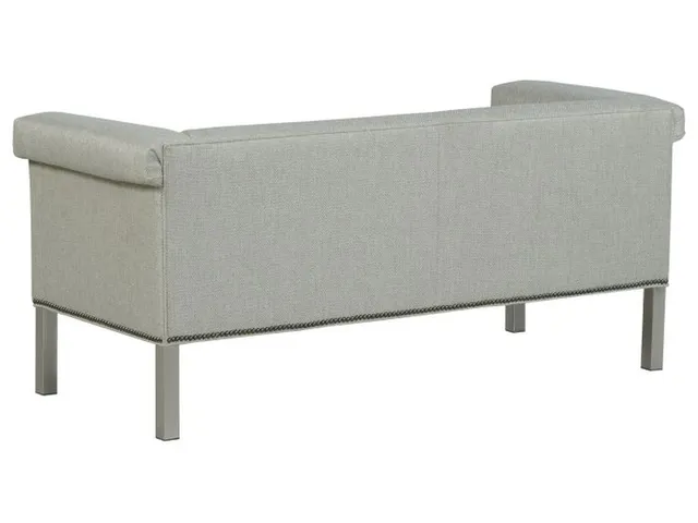 Greek Key Arm With Tight Seat Bench  - Alternative View