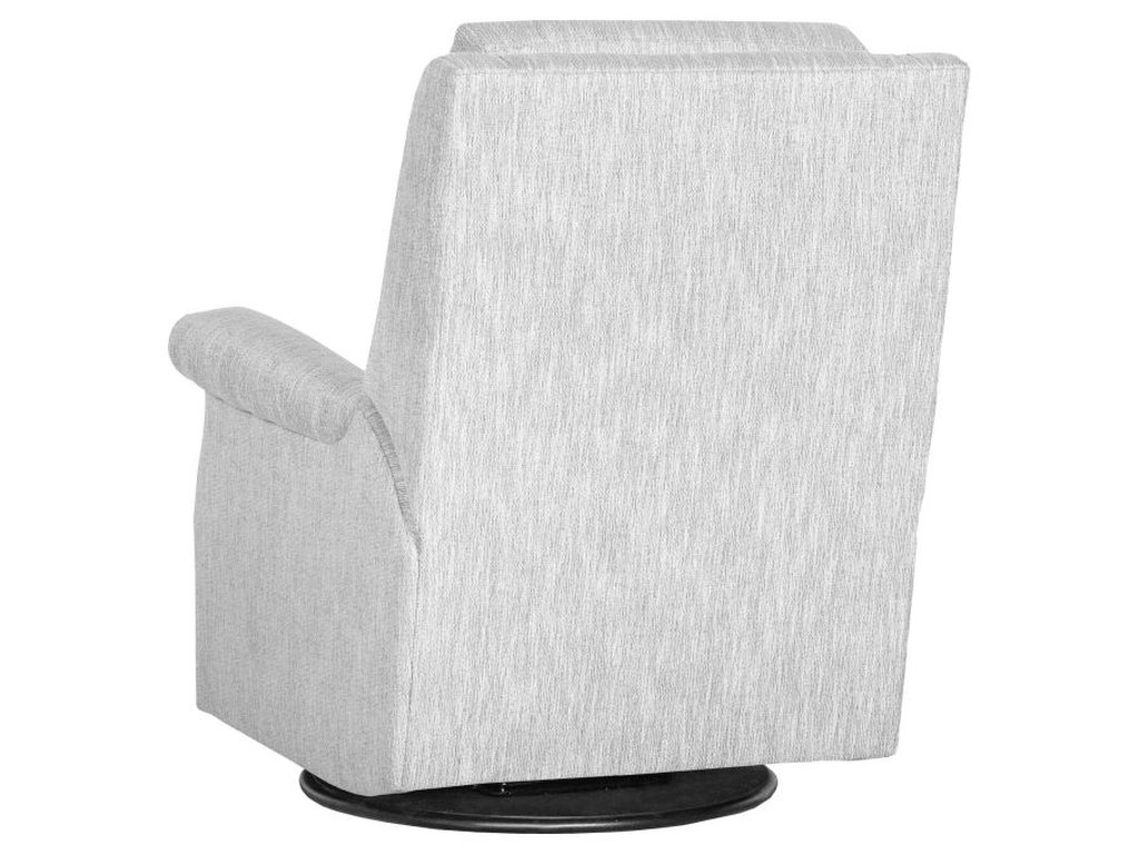 Greek Key Arm Manual Swivel Glider Recliner  - image 1