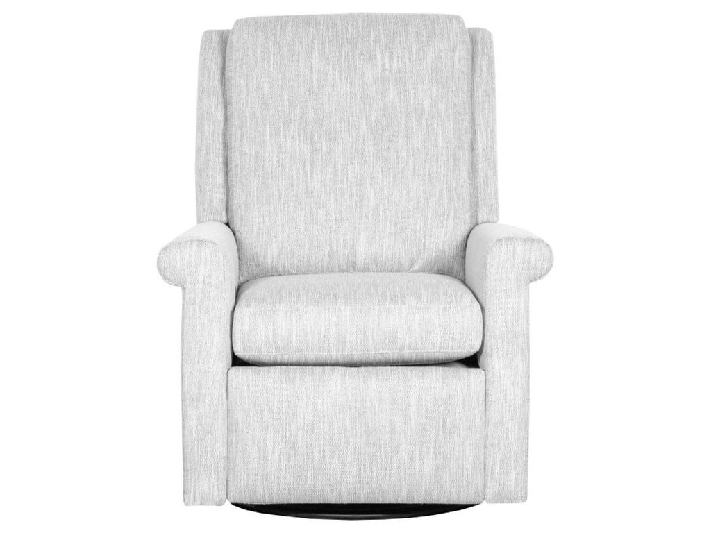 Greek Key Arm Manual Swivel Glider Recliner  - image 2