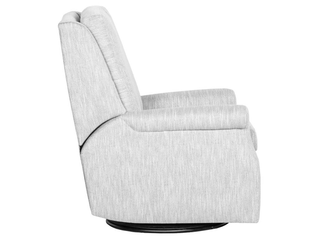 Greek Key Arm Manual Swivel Glider Recliner  - image 5