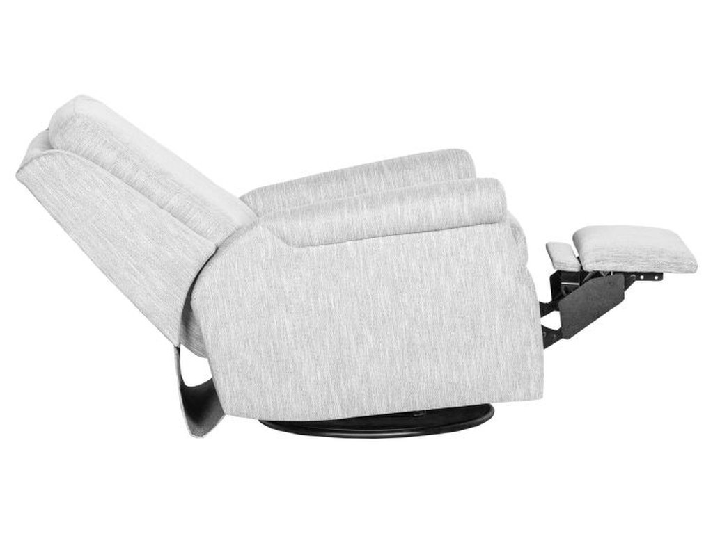 Greek Key Arm Manual Swivel Glider Recliner  - image 3