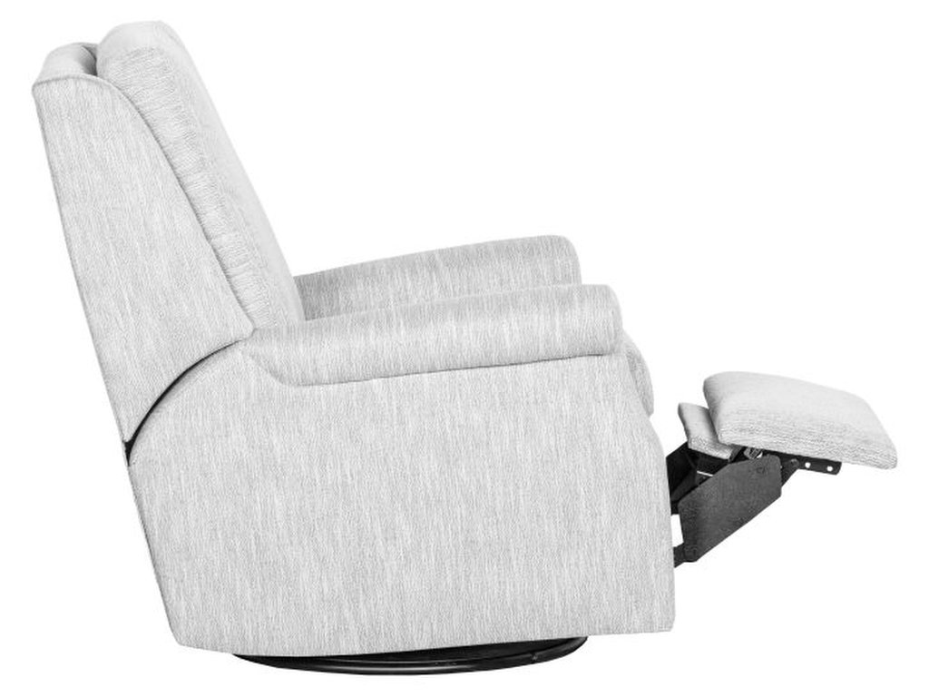 Greek Key Arm Manual Swivel Glider Recliner  - image 4