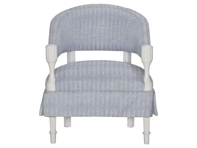 Gigi Arm Chair With Half Skirt  - Alternative View