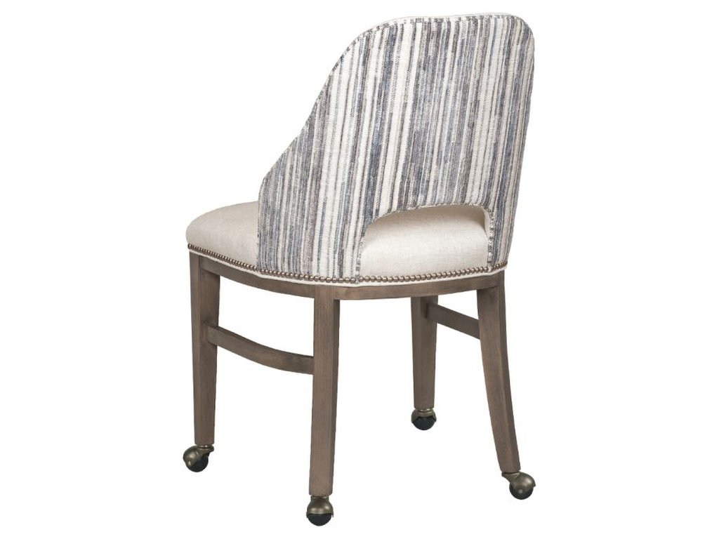 Darien Side Chair With Four Casters  - image 3