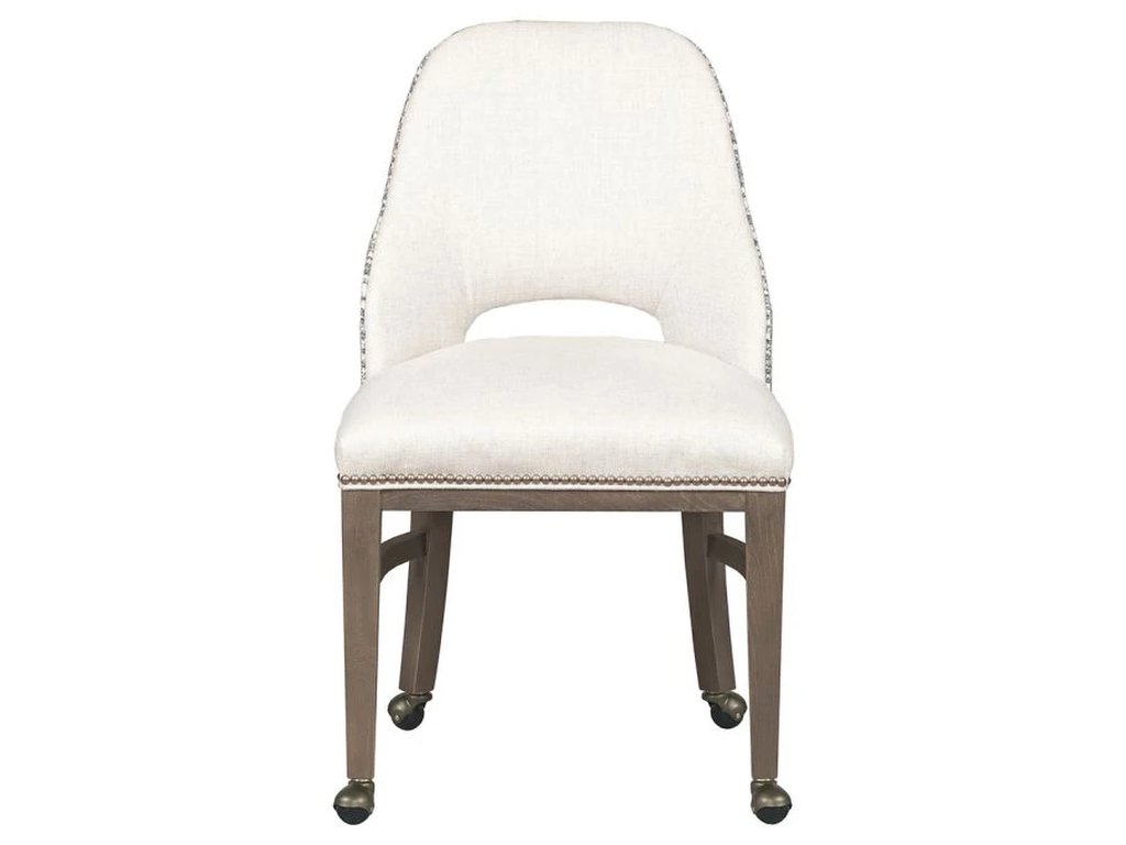 Darien Side Chair With Four Casters  - image 1