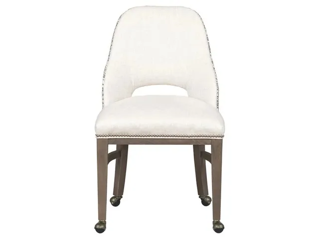 Darien Side Chair With Four Casters  - Alternative View