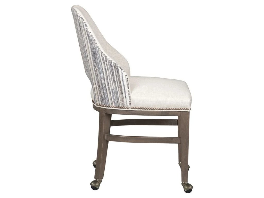 Darien Side Chair With Four Casters  - image 2