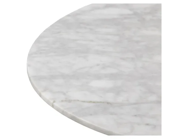 Carrara Marble 54 Oval Table Top  - Alternative View