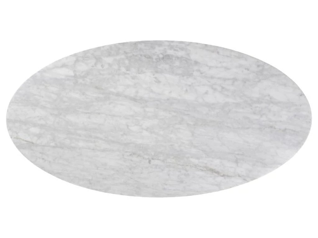 Carrara Marble 54 Oval Table Top  - main image
