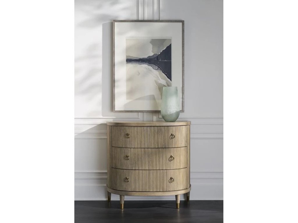 Three Drawer Demilune Chest  - image 12
