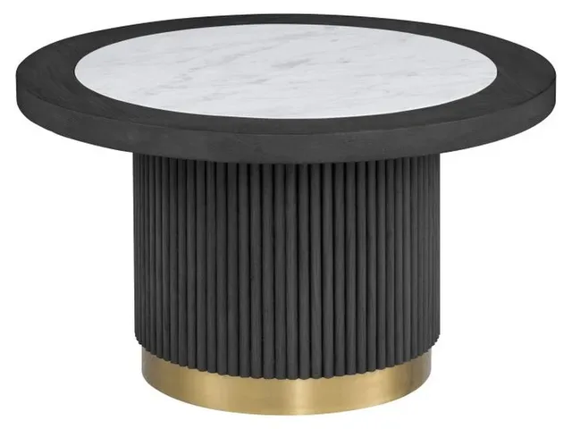 Large Round Bunching Cocktail Table 