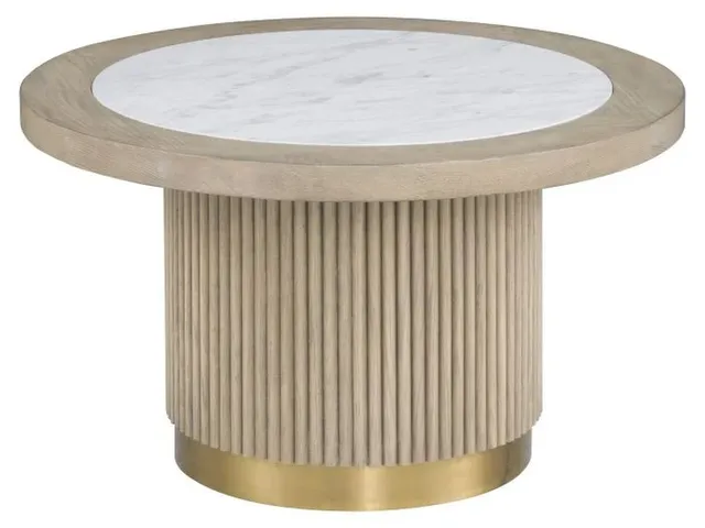 Small Round Bunching Cocktail Table 