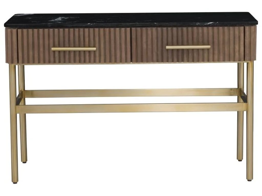 Two Drawer Rectangular Console  - image 2