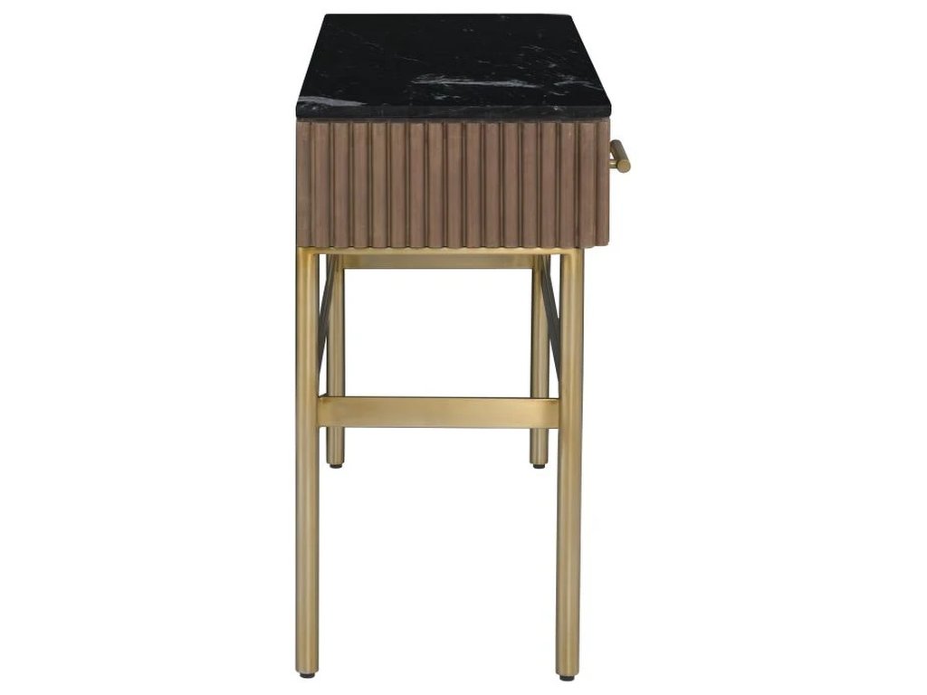 Two Drawer Rectangular Console  - image 3
