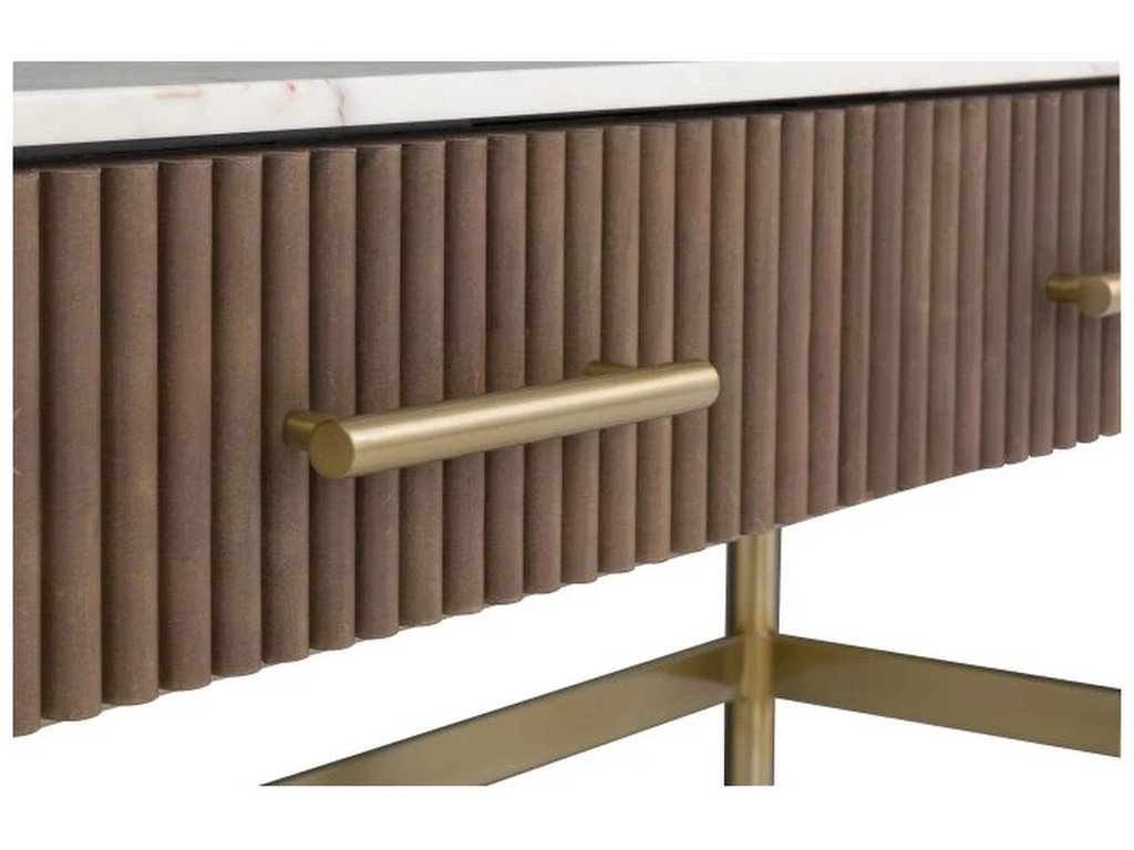 Two Drawer Rectangular Console  - image 6