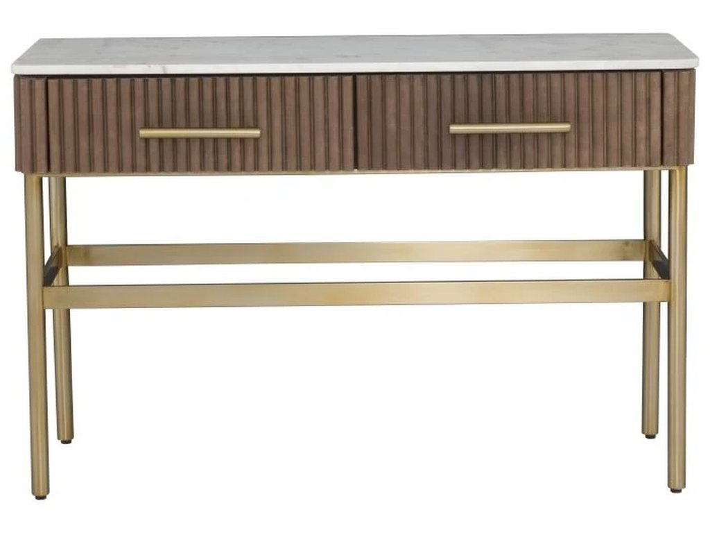 Two Drawer Rectangular Console  - image 3