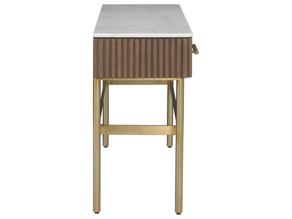 Two Drawer Rectangular Console  - image 4