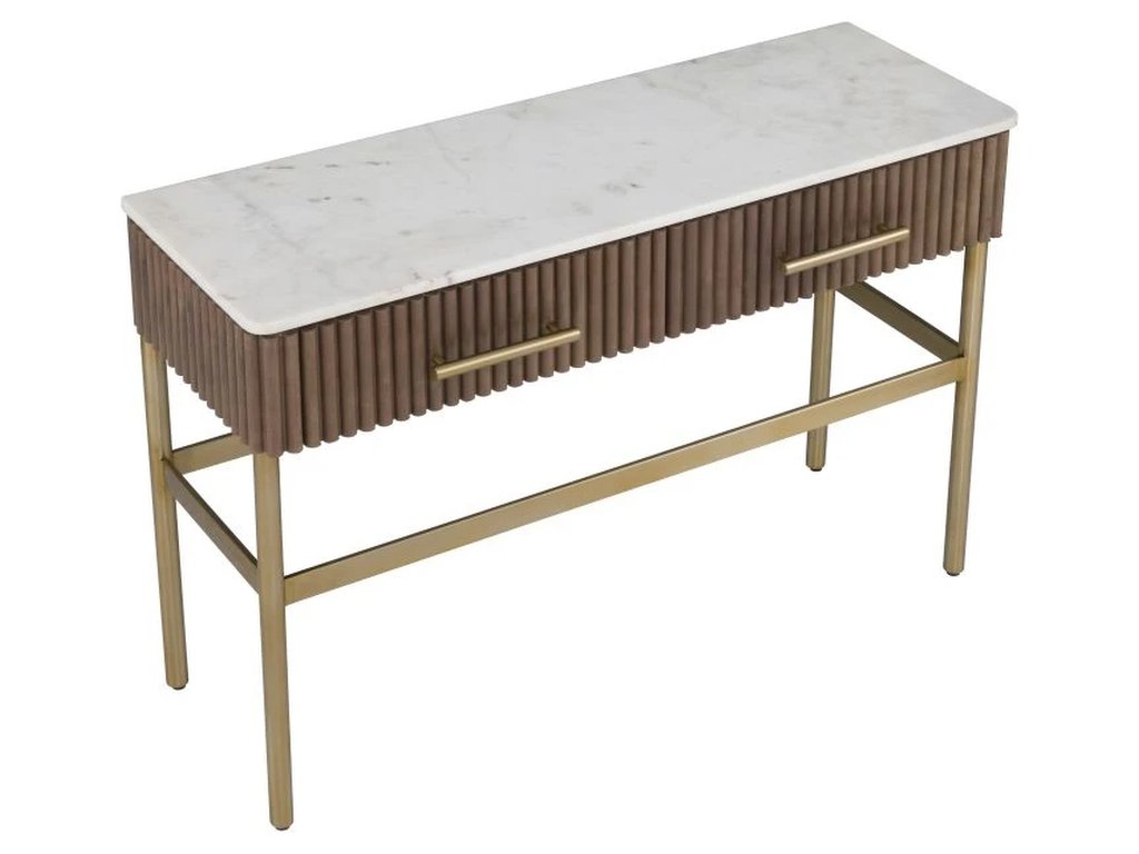 Two Drawer Rectangular Console  - image 5