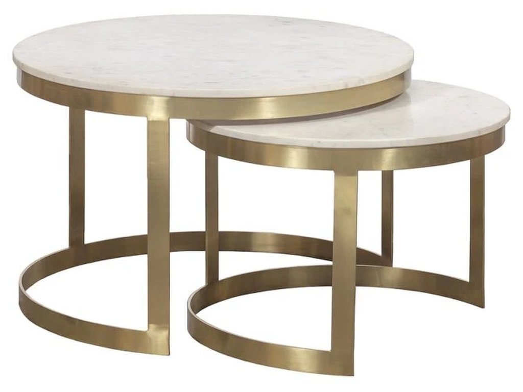 Sundries Stone Inlay Nesting Cocktail  - main image