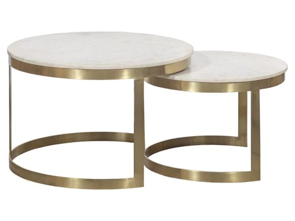 Sundries Stone Inlay Nesting Cocktail  - image 4