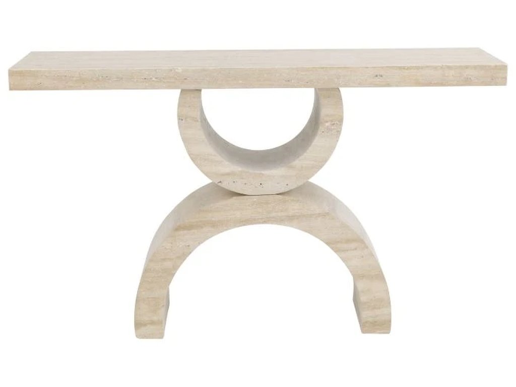 Tivoli Rectangular Travertine Console  - image 1