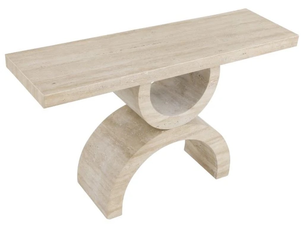 Tivoli Rectangular Travertine Console  - image 3