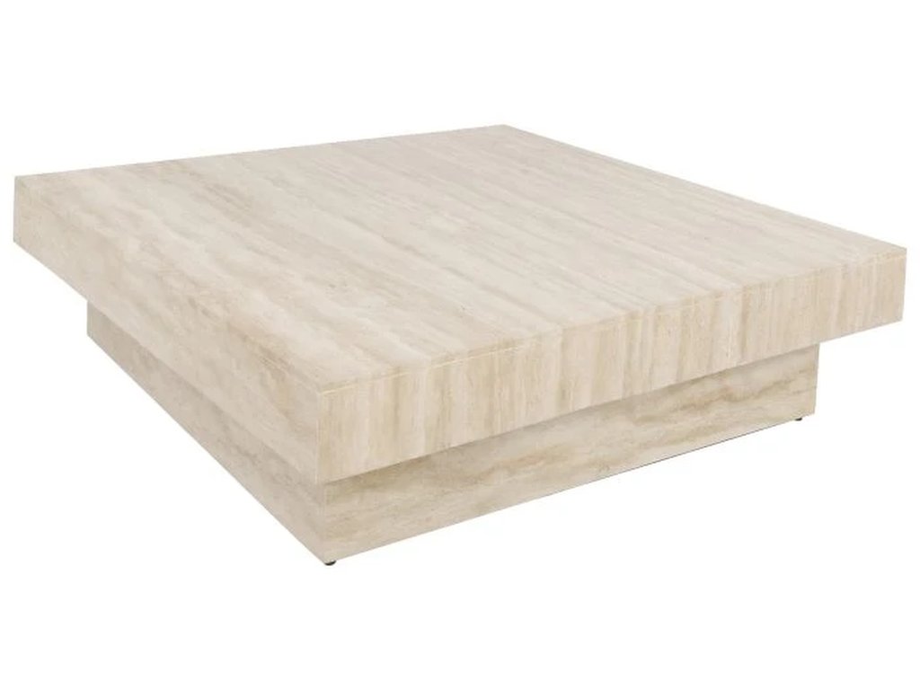 Tivoli Square Travertine Cocktail Table  - main image