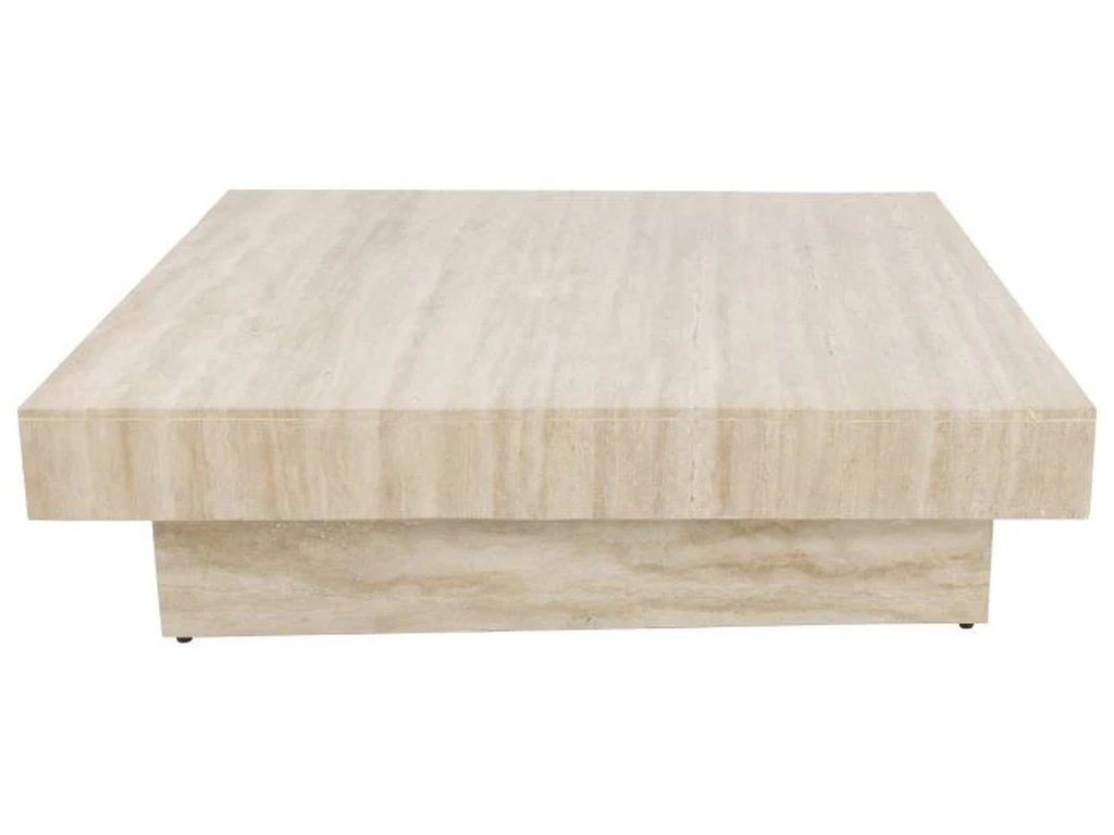 Tivoli Square Travertine Cocktail Table  - image 1