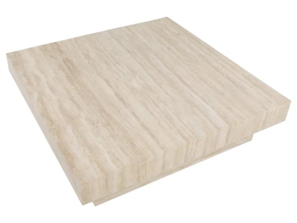 Tivoli Square Travertine Cocktail Table  - image 2