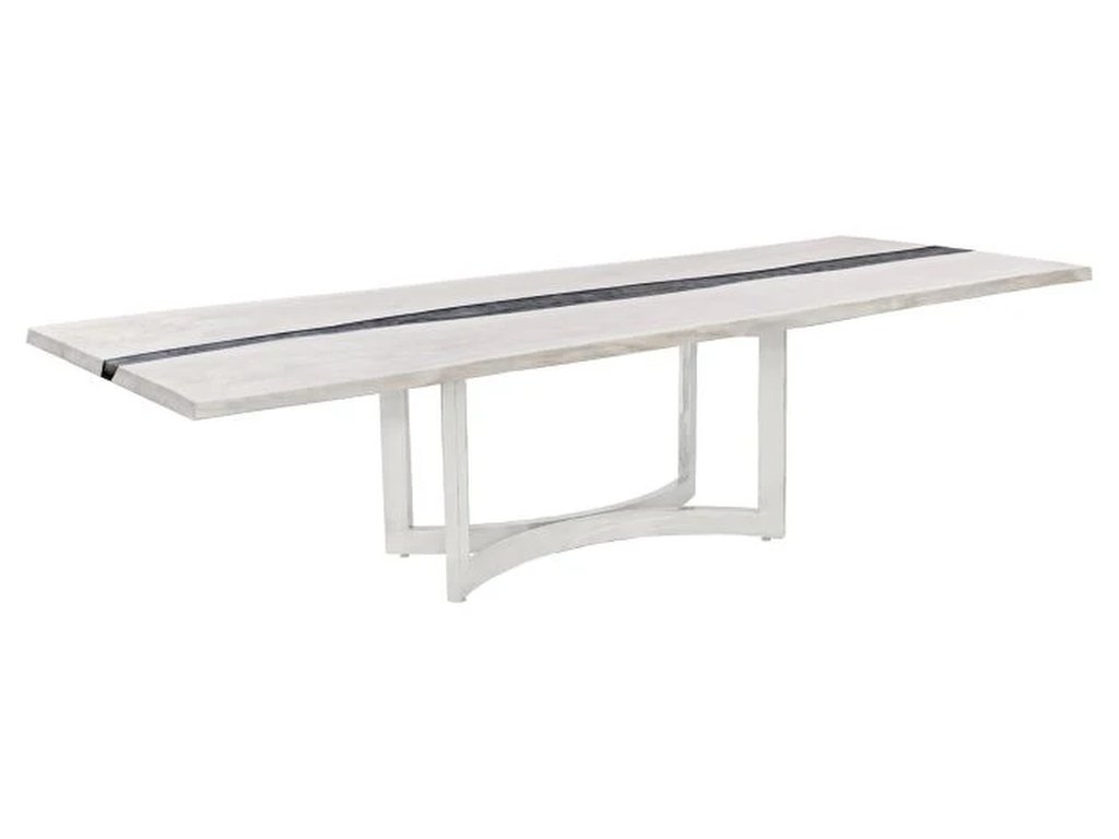 Blonde Crotch Cut Walnut 109 Rectangular River Table Top  - image 1