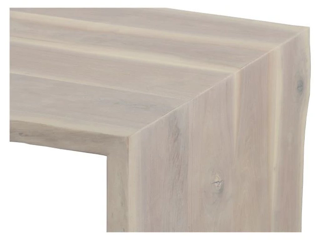 Blonde Crotch Cut Walnut 54 Waterfall Desk  - image 6